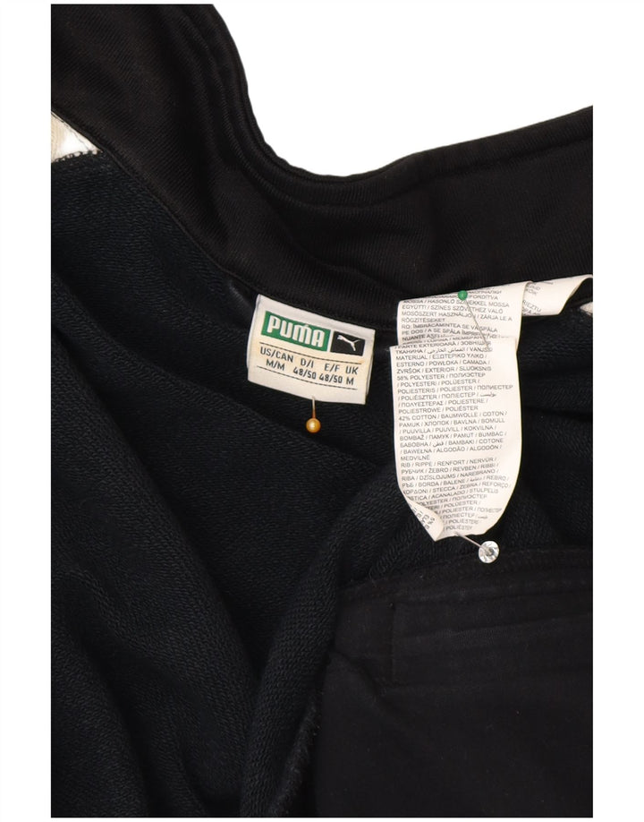 Puma Chaqueta de chándal para hombre con bloques de color negro mediano Poliéster