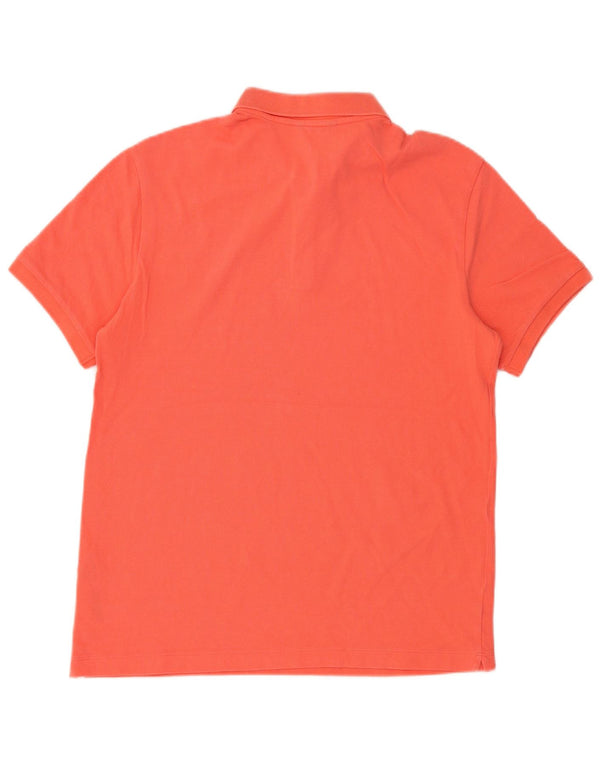 Polo Massimo Dutti Hombre Algodón Naranja Medio