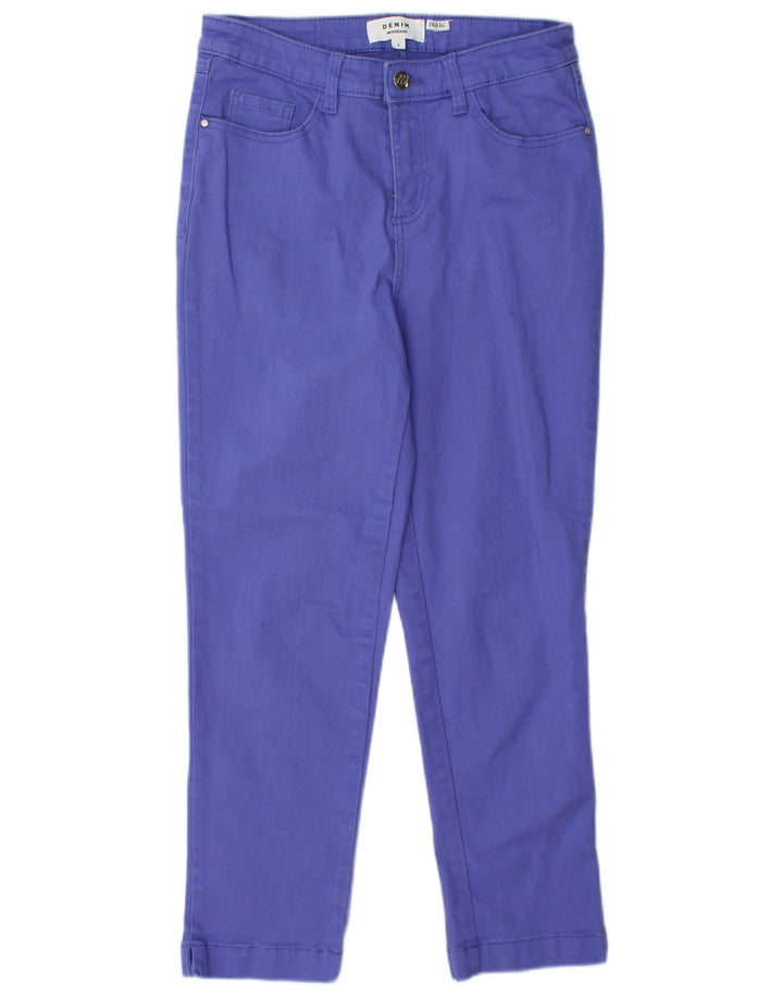 MONSOON Vaqueros recortados Hoile para mujer UK 8 Small W28 L25 Púrpura