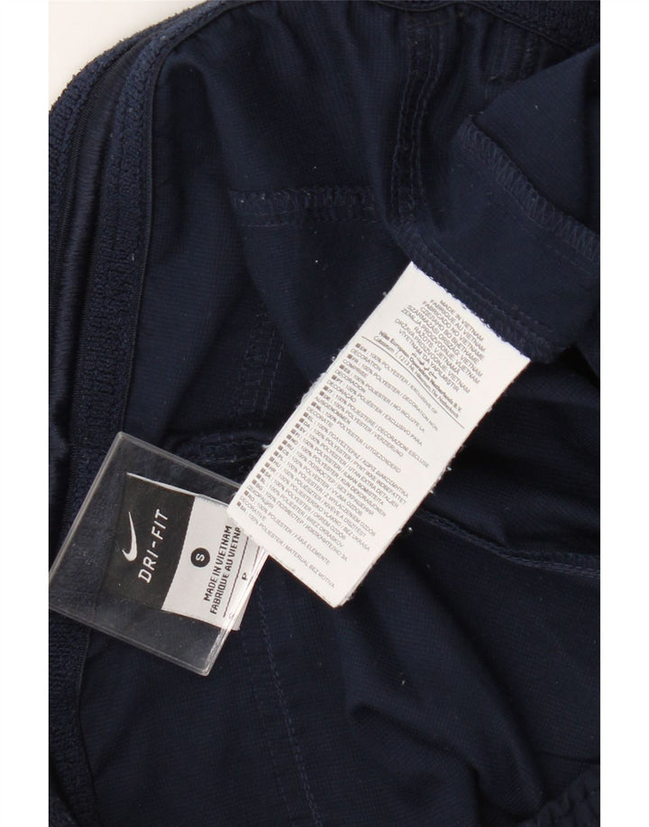 Nike Dri Fit - Pantalones cortos deportivos para hombre, talla pequeña, poliéster, color azul marino