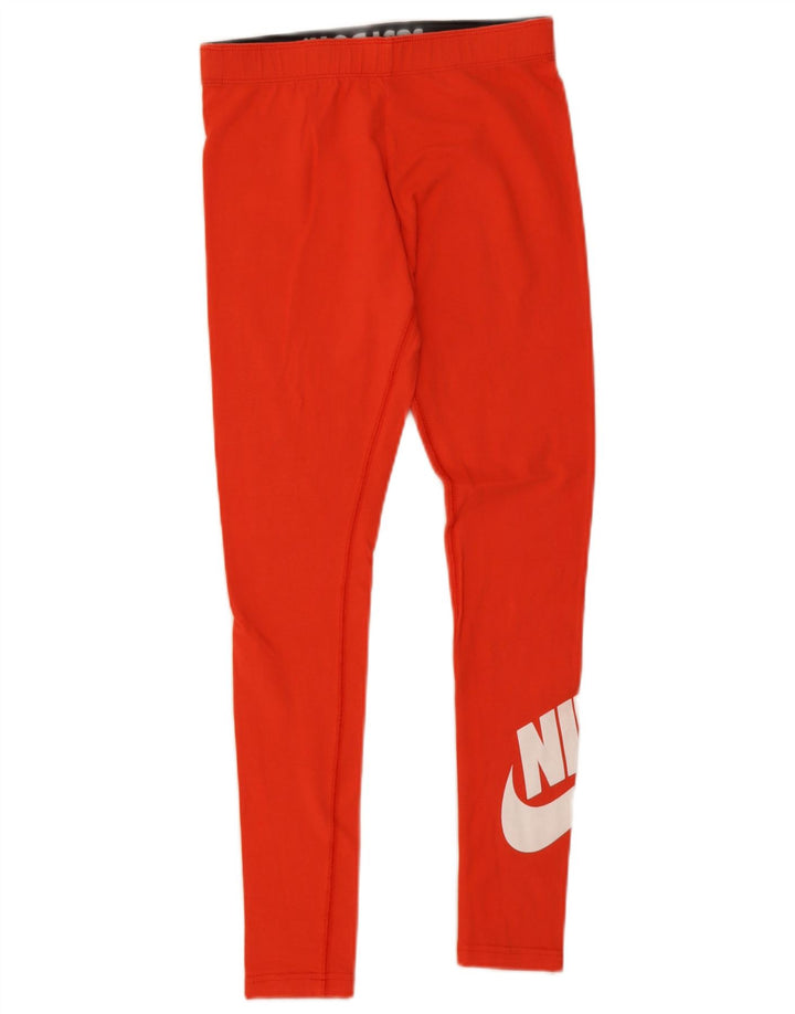Nike Leggings gráficos para mujer UK 8 Small Naranja Algodón
