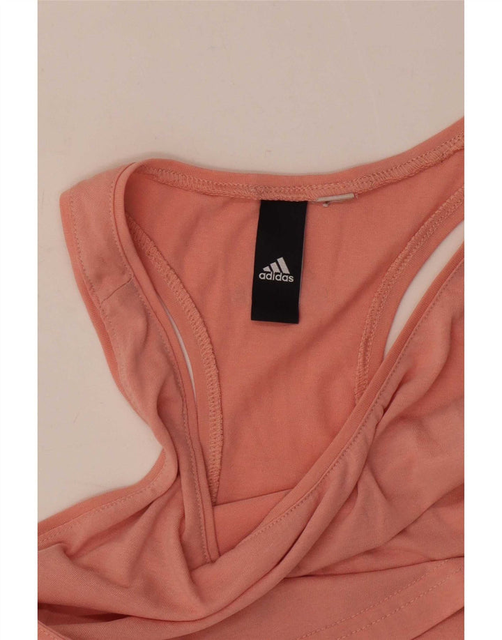 Adidas Mujer Gráfico Chaleco Top UK 12 Medio Rosa