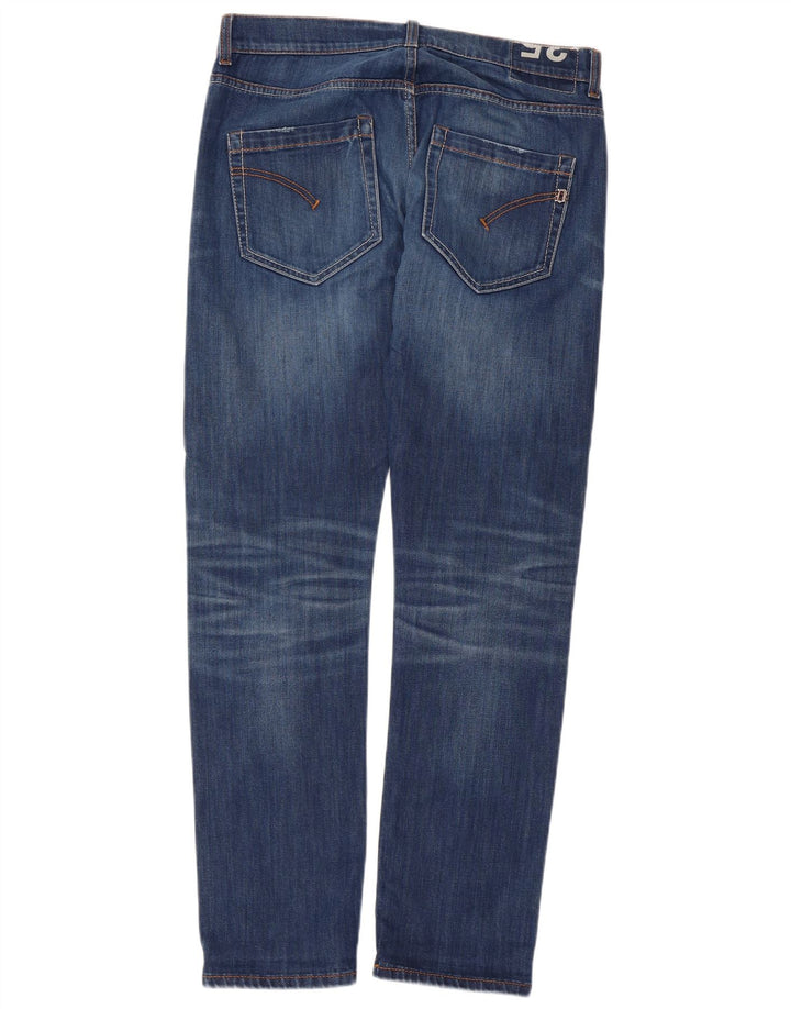 Dondup Vaqueros Slim Hombre W35 L30 Poliéster Azul