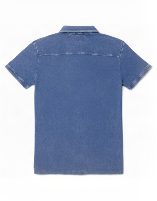 Polo Tommy Hilfiger Hombre Algodón Azul Medio
