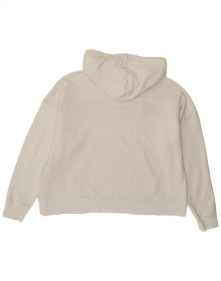 TOMMY HILFIGER Jersey con capucha y gráfico extragrande para mujer UK 40 XL Blanco