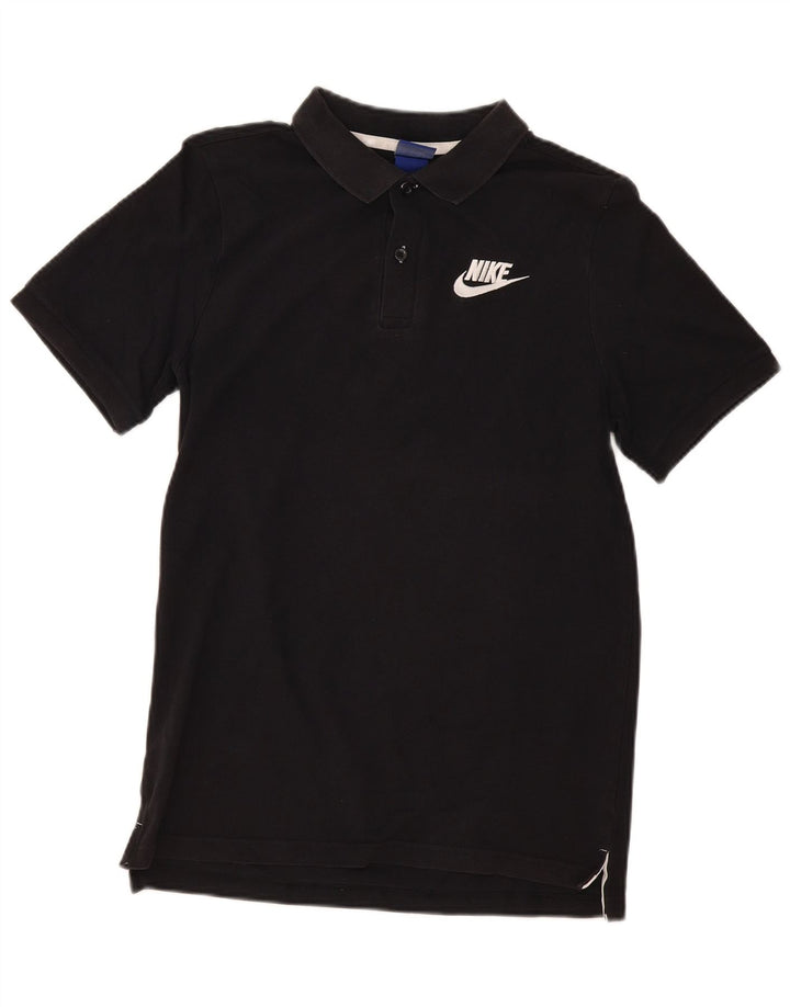Polo Nike Hombre Pequeño Algodón Negro