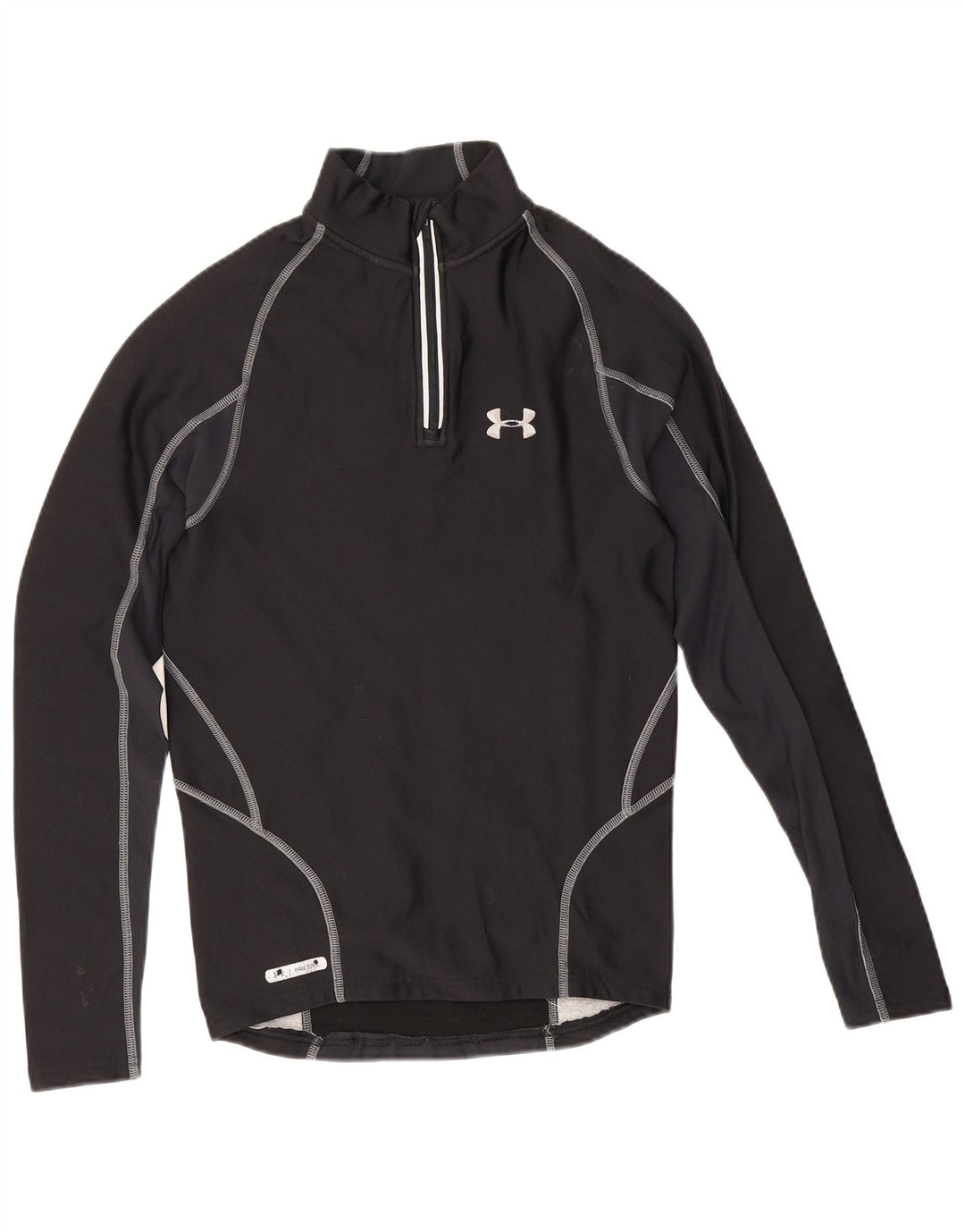 Under Armour Hombre Cold Gear Graphic Jersey Chándal Top Mediano Negro