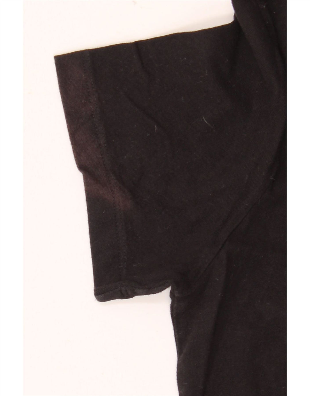 Trussardi Jeans Mujer Camiseta Gráfica Top UK 44 Medium Negro