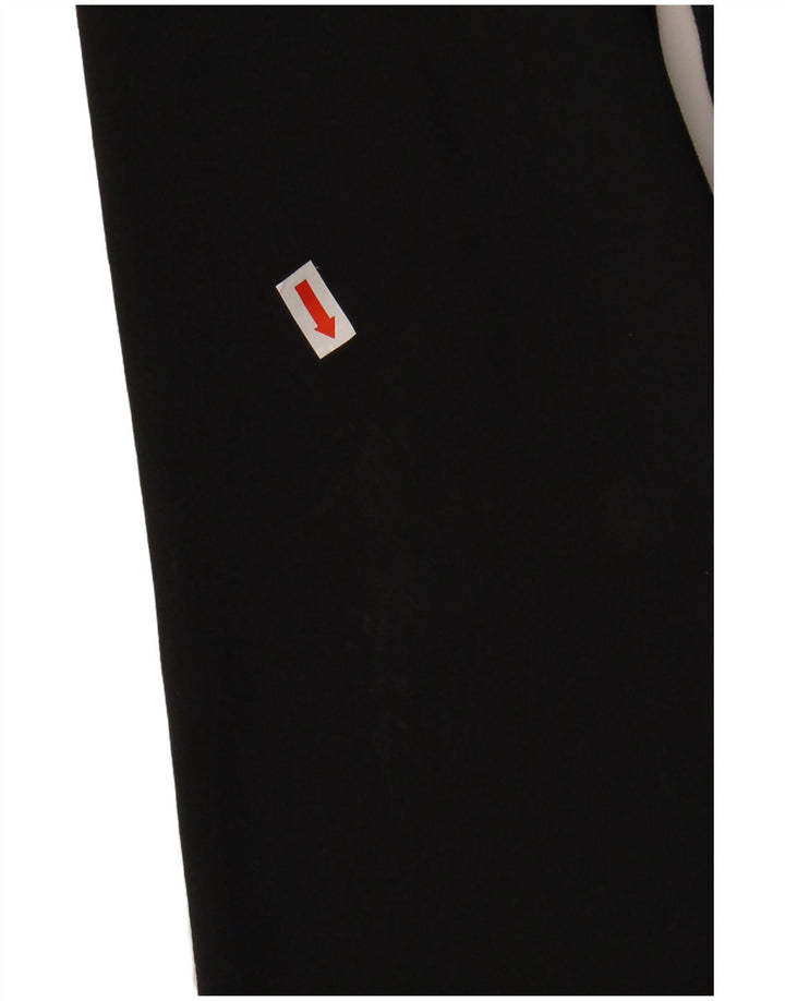 REEBOK Womens Tracksuit Trousers UK 14 Large Black Polyester