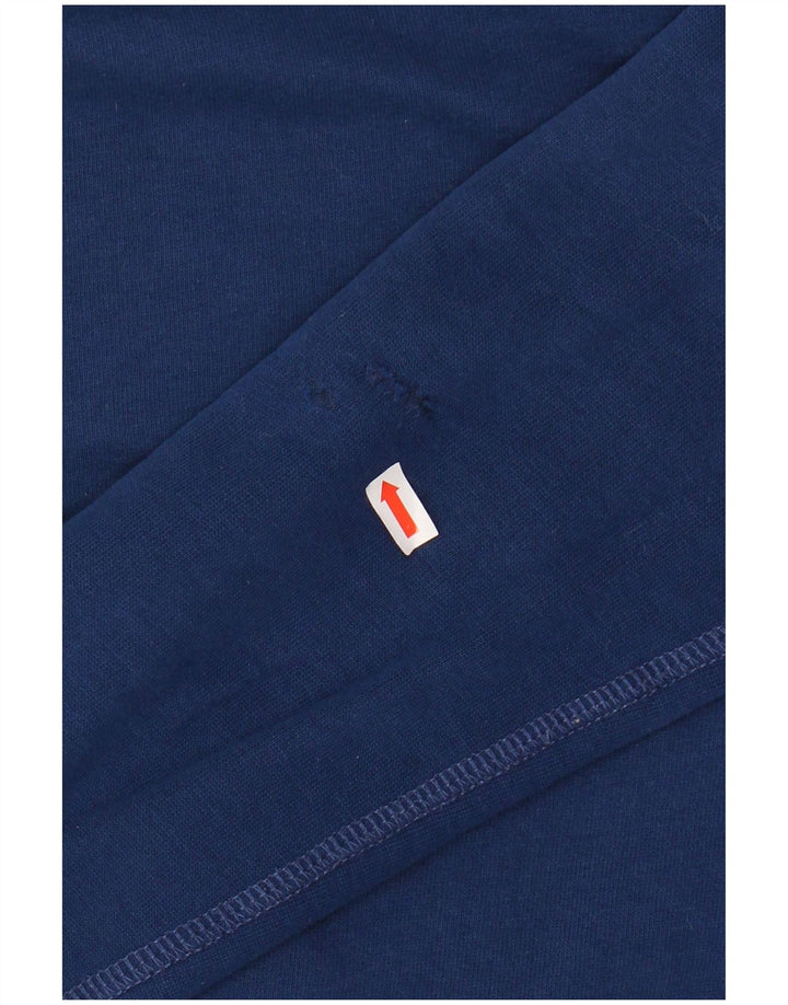 ABERCROMBIE & FITCH Jersey con capucha gráfico para mujer UK 44 Medio Azul marino