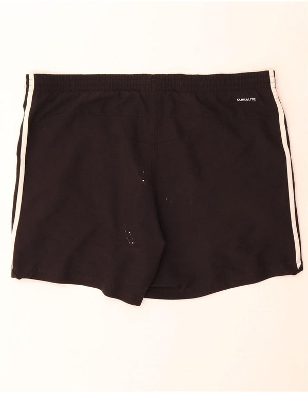 Adidas Mens Climalite Sport Shorts Grande Negro Poliéster