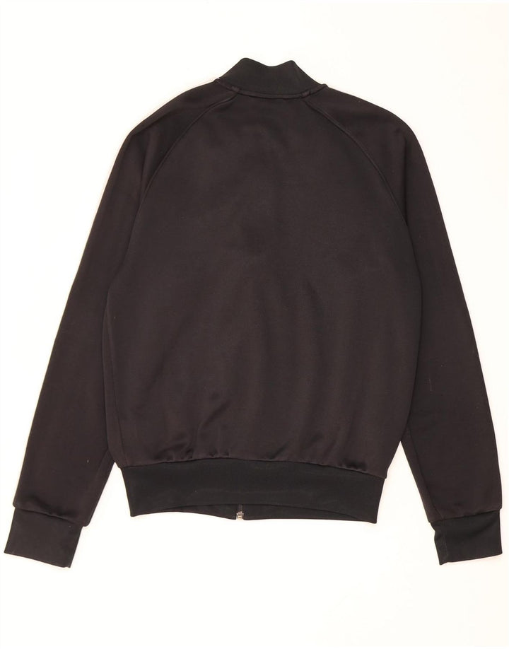 Adidas Hombre Chándal Top Chaqueta Pequeña Poliéster Negro