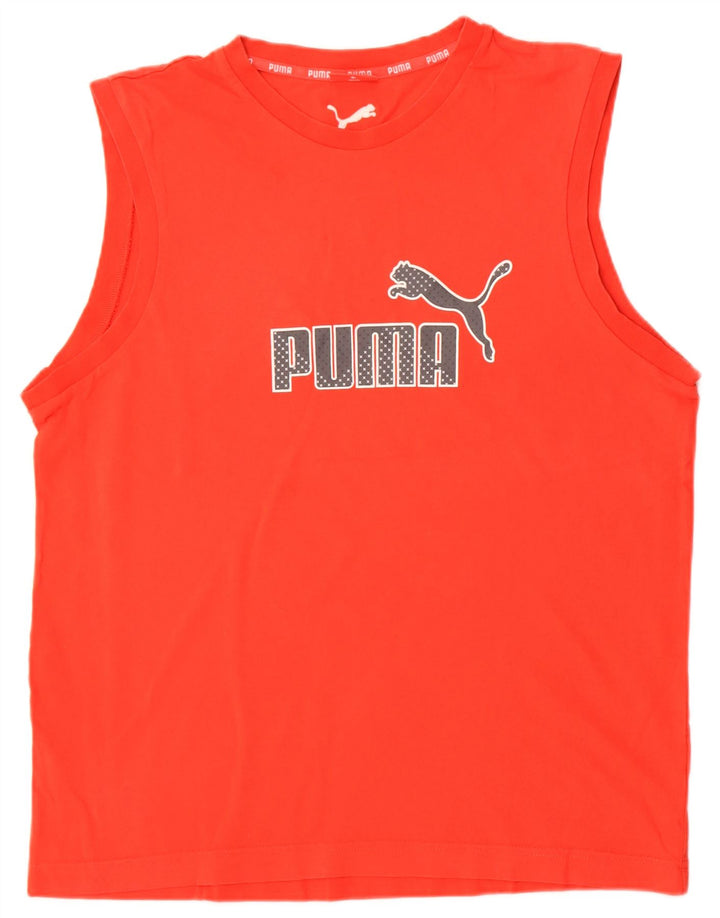 Puma Hombre Gráfico Chaleco Top XL Rojo