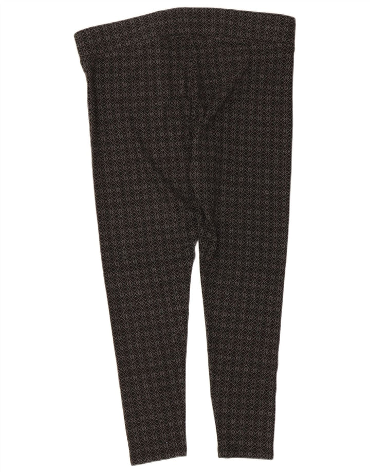 Marks & Spencer Leggings capri para mujer UK 46 Poliéster geométrico gris grande