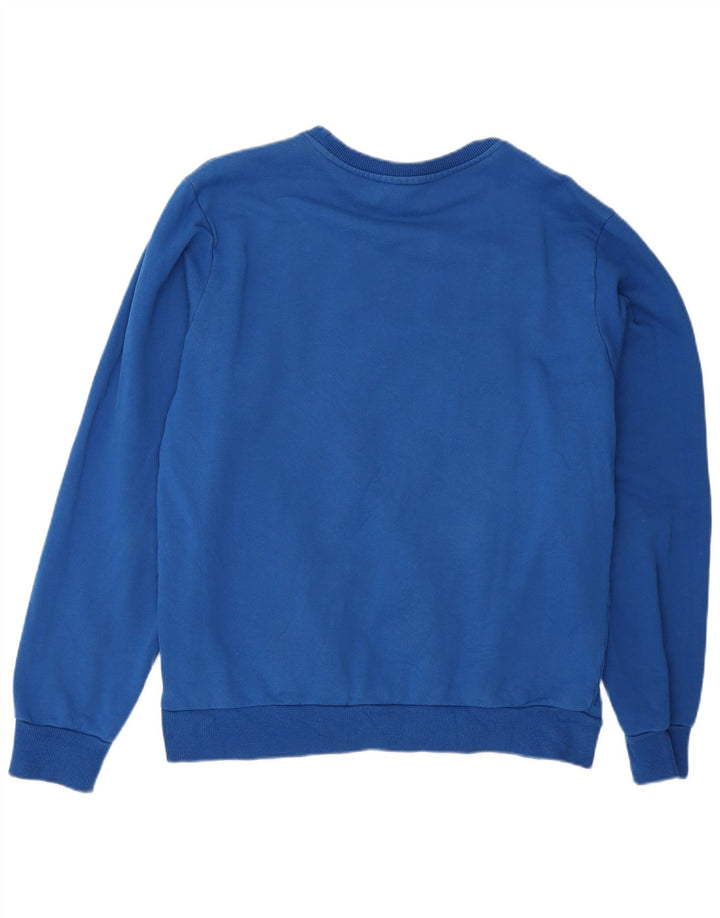Diesel Hombre Sudadera Gráfica Jersey De Algodón Azul Grande
