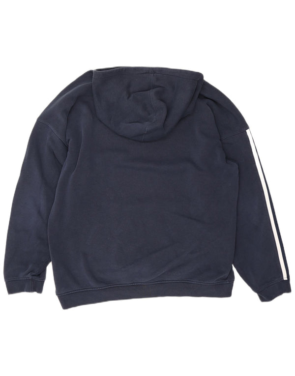 Adidas Hombre Sudadera Con Capucha Graphic Jumper Medium Azul Marino