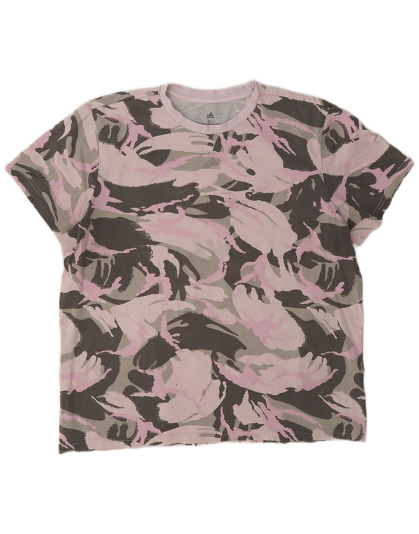 Adidas Camiseta Mujer Top ES 20/22 XL Multicolor Camuflaje Algodón