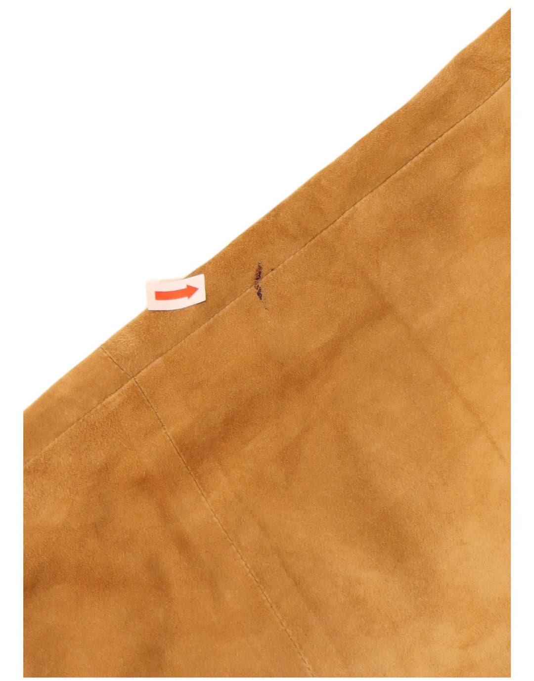 VINTAGE Pantalón corto de ante para mujer W32 L25 Marrón