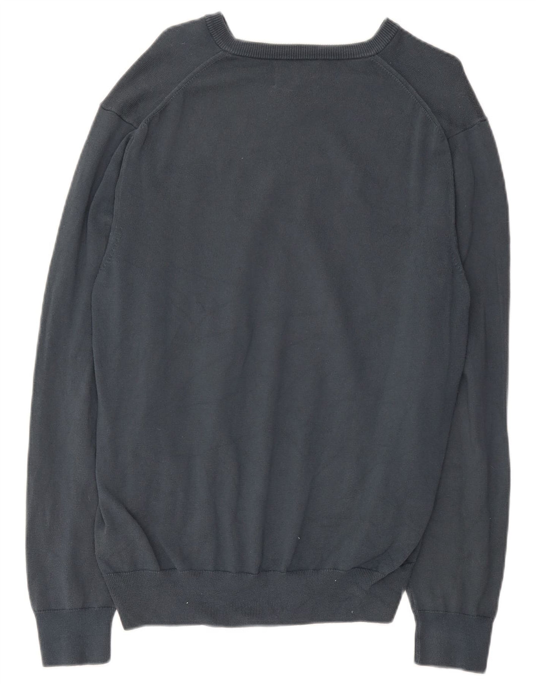 Marks & Spencer Jersey con cuello en V para hombre XL Algodón gris