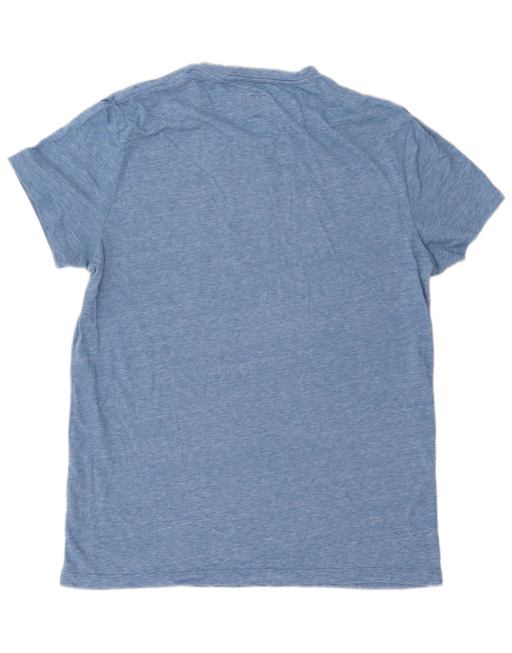 Camiseta Jack Wills Hombre Top Algodón Moteado Azul Medio