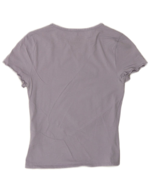 Vans Camiseta para mujer Top UK 10 Small Purple Cotton