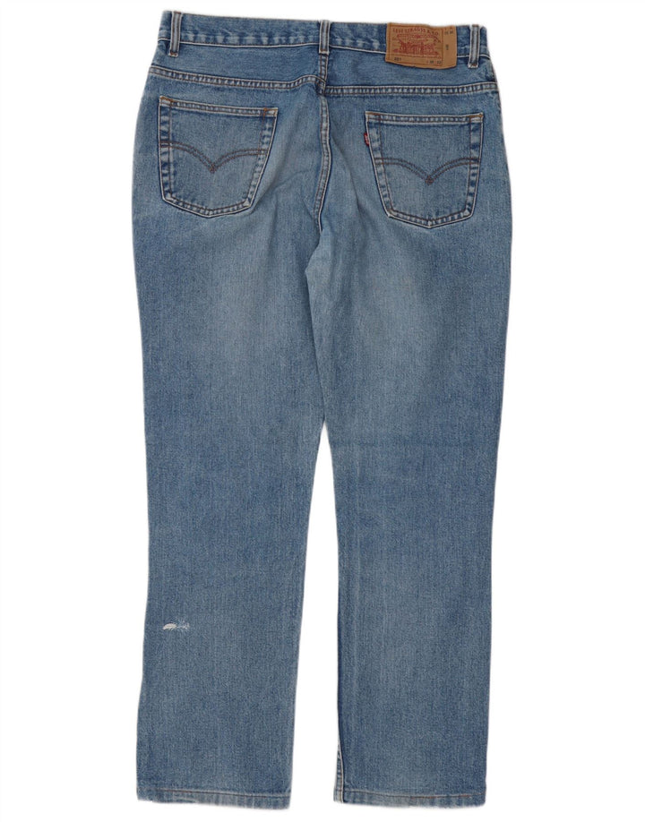 Levi's Hombre 501 Vaqueros Rectos W36 L32 Algodón Azul