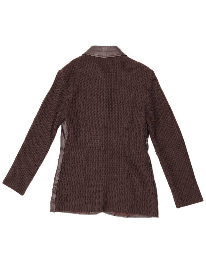 Penny Pull Chaqueta tipo blazer de 5 botones para mujer IT 42 Acrílico marrón medio