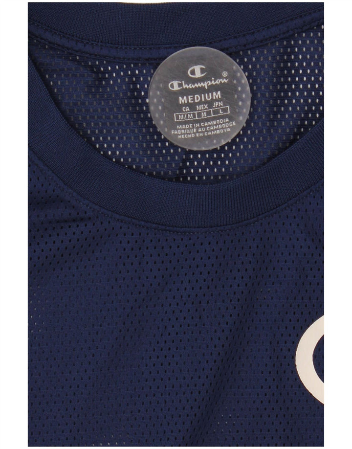 Champion Camiseta De Jersey Para Hombre Medium Azul Marino Colorblock