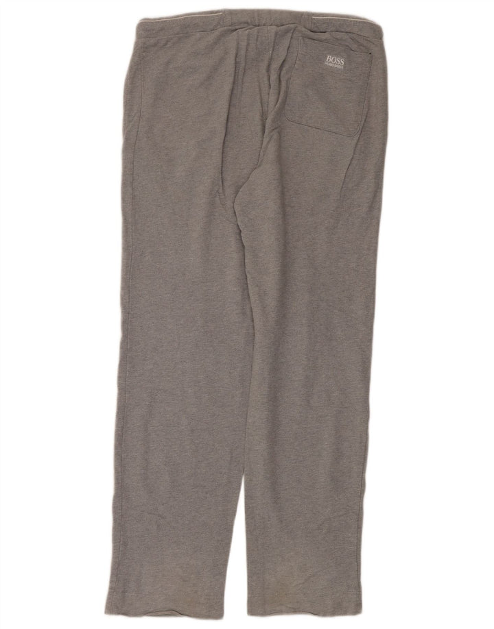 Pantalones HUGO BOSS Hombre | Pantalones de chándal de algodón gris medio