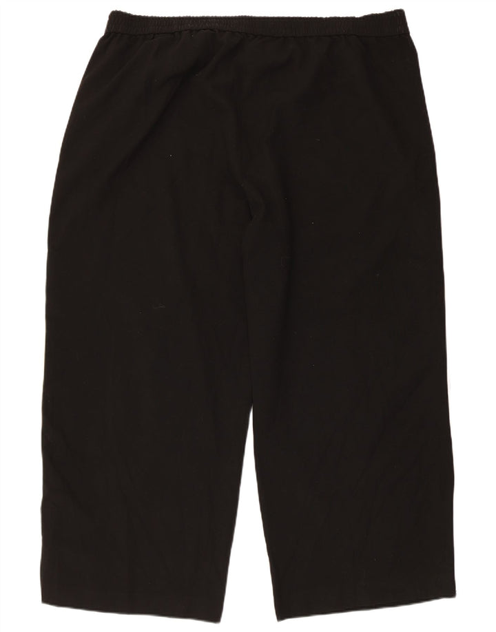 Marks & Spencer Pantalones de chándal cortos para mujer UK 24 4XL Poliéster negro
