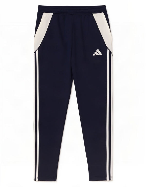 Adidas Hombre Aeroready Pantalones De Chándal Medium Azul Marino Colorblock