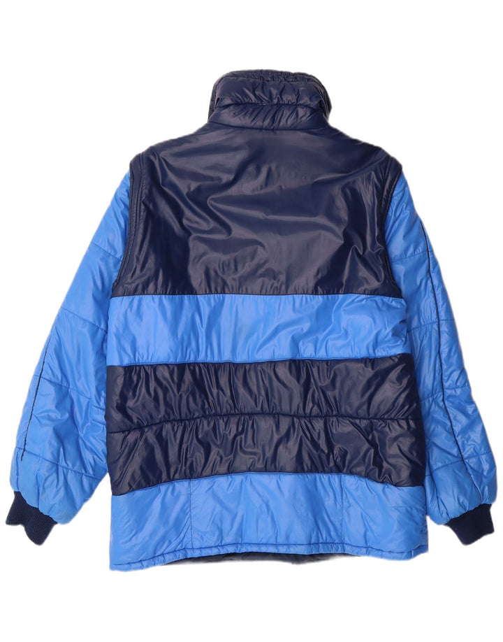 Belfe Chaqueta acolchada para hombre IT 56 3XL Azul Colorblock