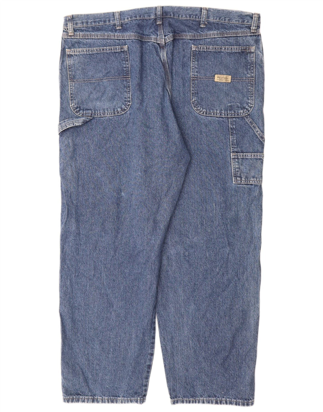 Vaqueros Wrangler Cargo Rectos Para Hombre W42 L30 Algodón Azul