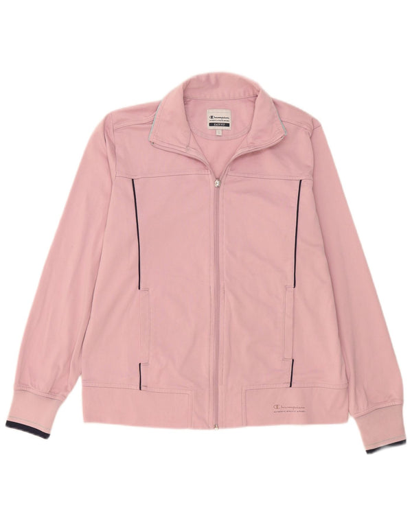 Champion Chaqueta de chándal extragrande de ajuste fácil para mujer UK 10 Small Pink
