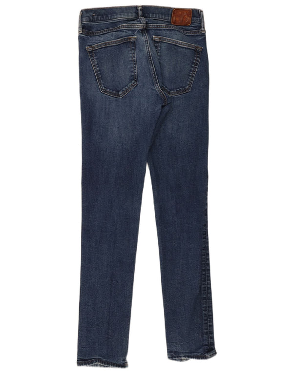 Abercrombie & Fitch Vaqueros pitillo Langdon para mujer W29 L32 Algodón azul