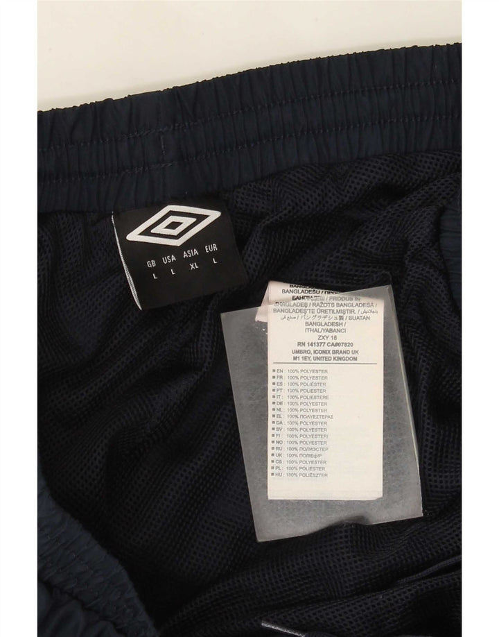 Umbro Pantalón De Chándal Para Hombre Joggers Large Azul Marino Poliéster