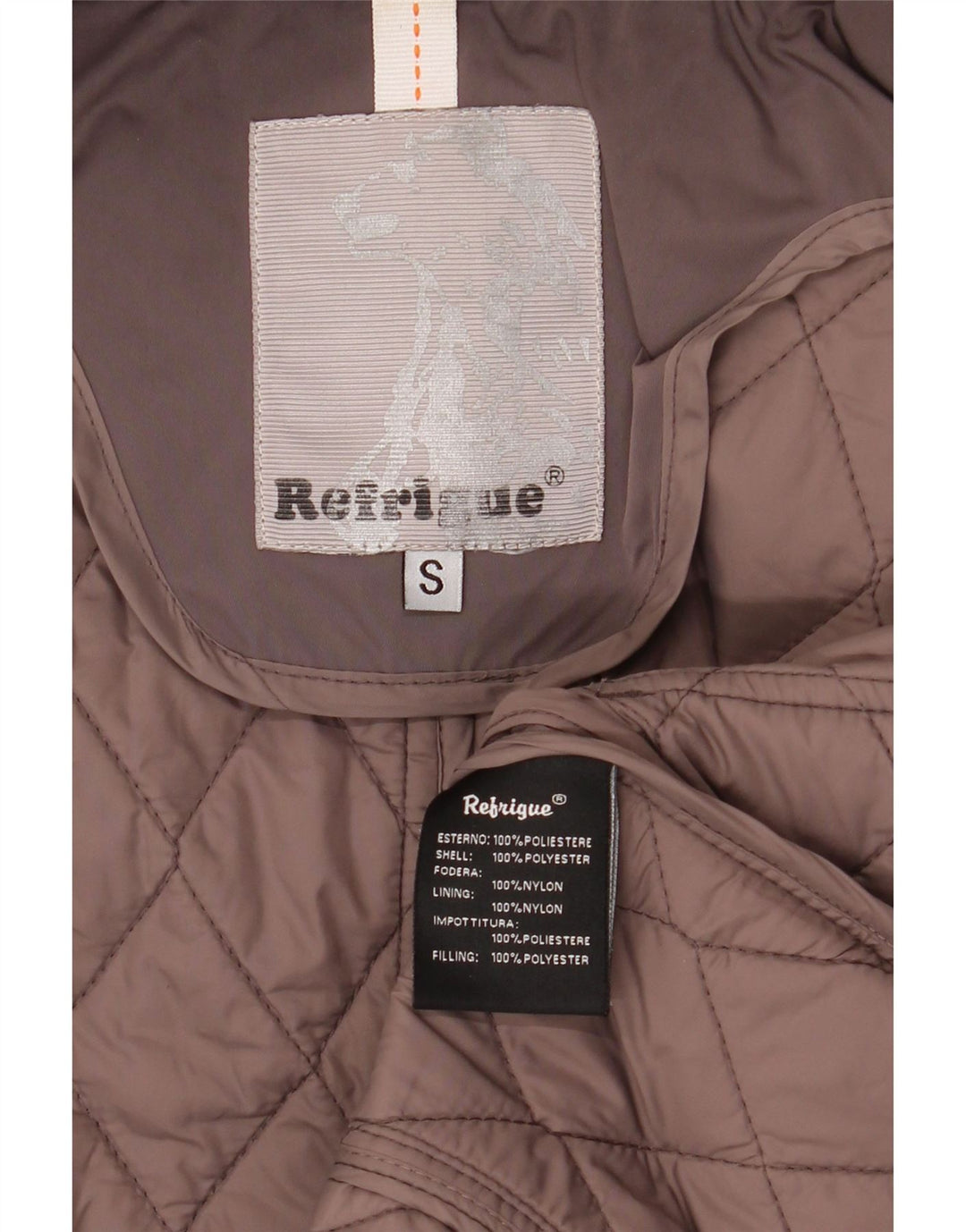 Refrigiwear Chaqueta acolchada para mujer UK 10 Small Grey Poliéster