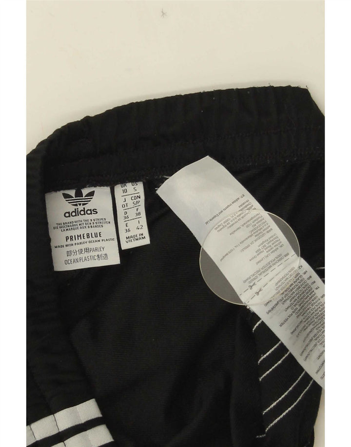 Adidas Pantalones de chándal para mujer UK 10 Small Black Poliéster