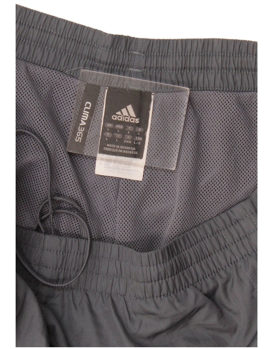 Adidas Mens Clima 365 Pantalones Impermeables Grande Gris Poliéster