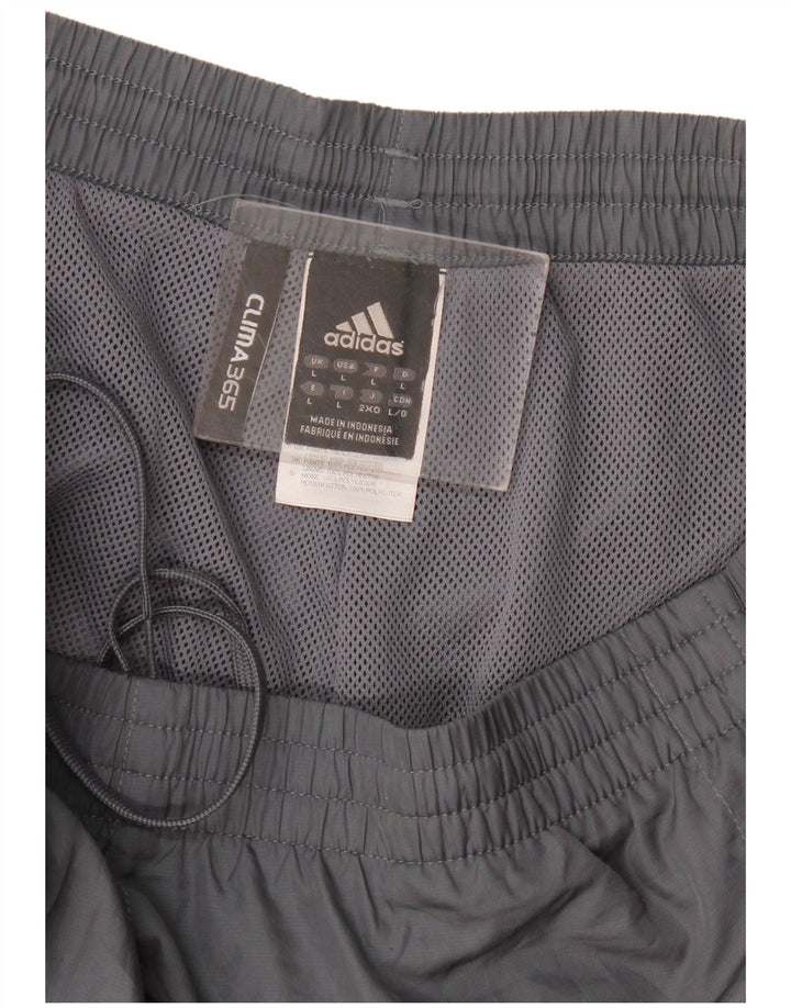 Adidas Mens Clima 365 Pantalones Impermeables Grande Gris Poliéster