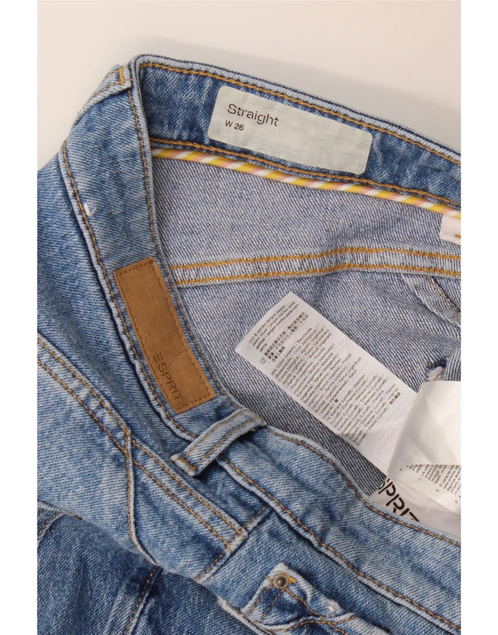 ESPRIT Vaqueros Rectos Mujer W26 L26 Algodón Azul