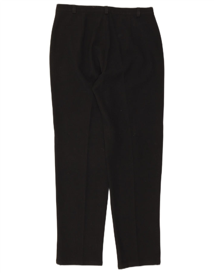Burberrys Pantalón de traje cónico para mujer IT 46 Large W32 L29 Poliéster negro