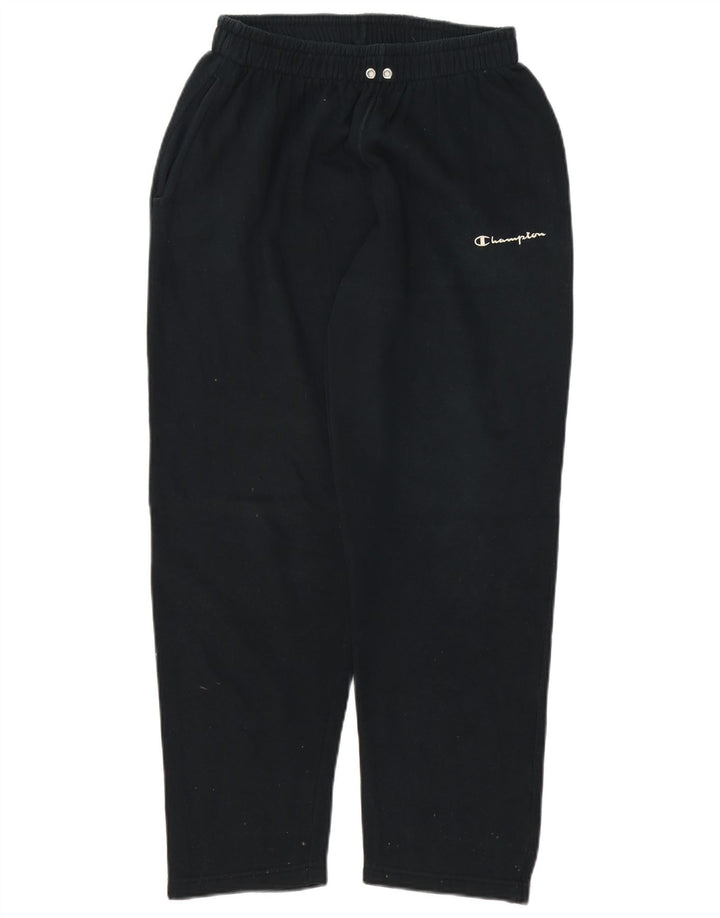 Champion Pantalones De Chándal Para Hombre Pequeños De Algodón Negro
