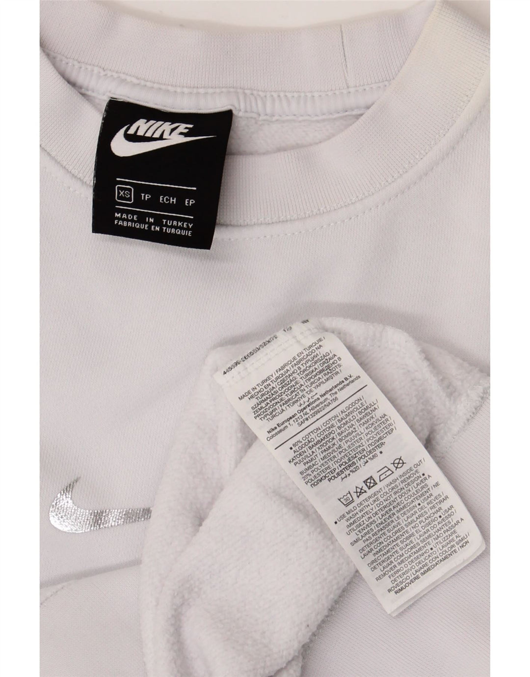 Nike - Sudadera extragrande para mujer, talla 6, XS, multicolor, color block