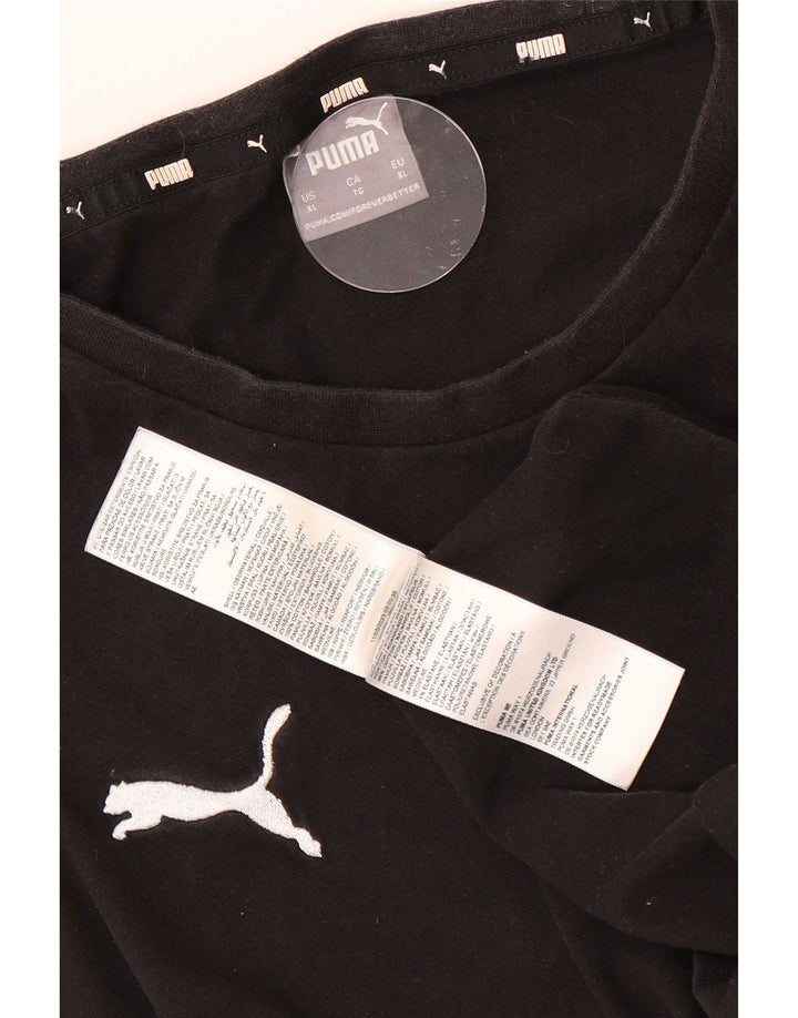Puma Camiseta Hombre Top XL Algodón Negro