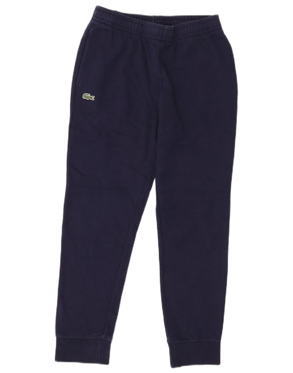 Lacoste Hombre Chándal Pantalón Joggers Talla 2 XS Azul Marino Algodón