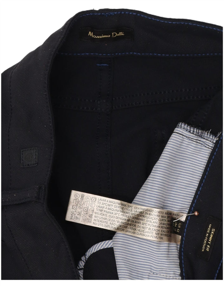 MASSIMO DUTTI Pantalones cortos casuales para mujer EU 42 Large W32 L26 Azul marino