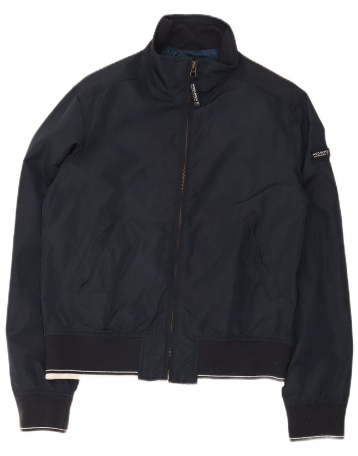 Woolrich Cazadora bomber para niño 13-14 años Nylon azul marino