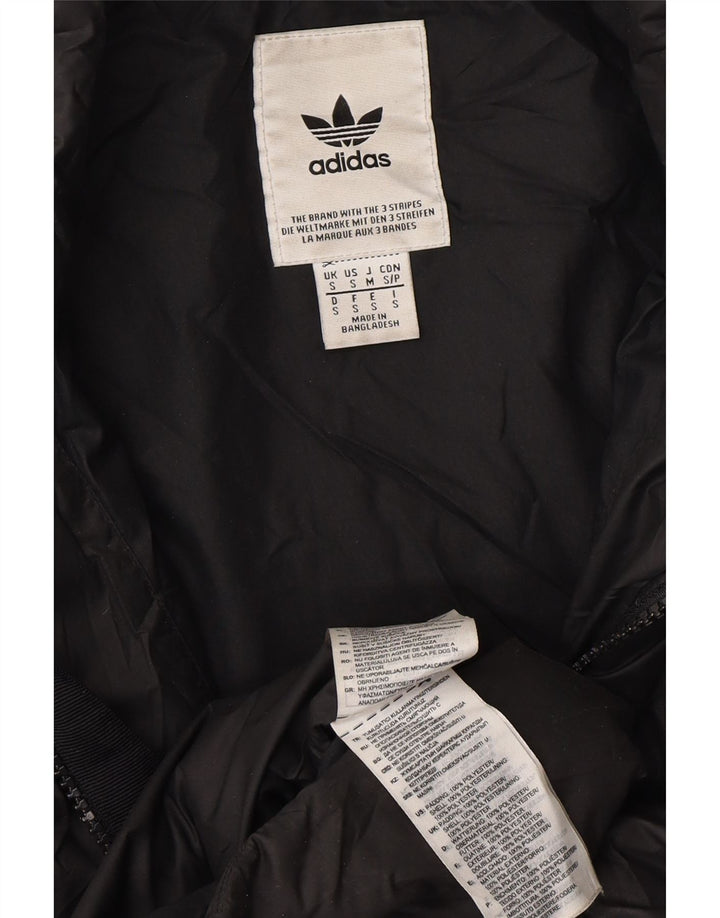 Chaleco acolchado ADIDAS para mujer UK 10 Small Poliéster negro