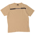 Kappa Hombre Camiseta Gráfica Top Algodón Beige Medio